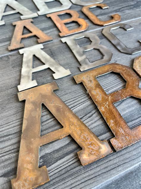 6 inch metal house letters|4 inch metal letters alphabet.